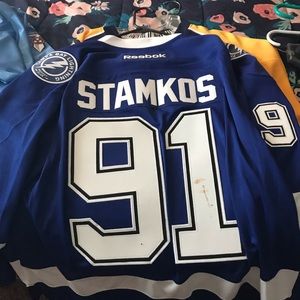 STEVEN STAMKOS TBL STANLEY CUP JERSEY